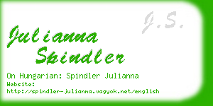 julianna spindler business card